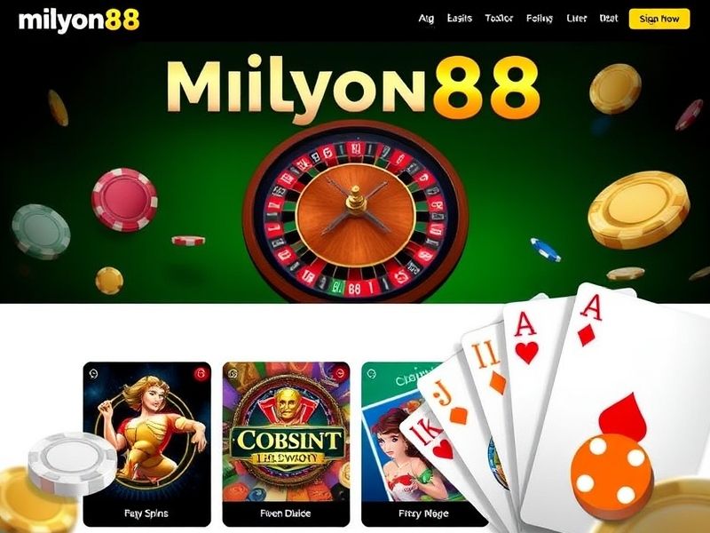 Welcome to milyon88.com - Your premier online gambling platform offering real money games, exclusive bonuses, and a secure gaming experience. Explore our selection of slots, table games, and live dealer options today.
